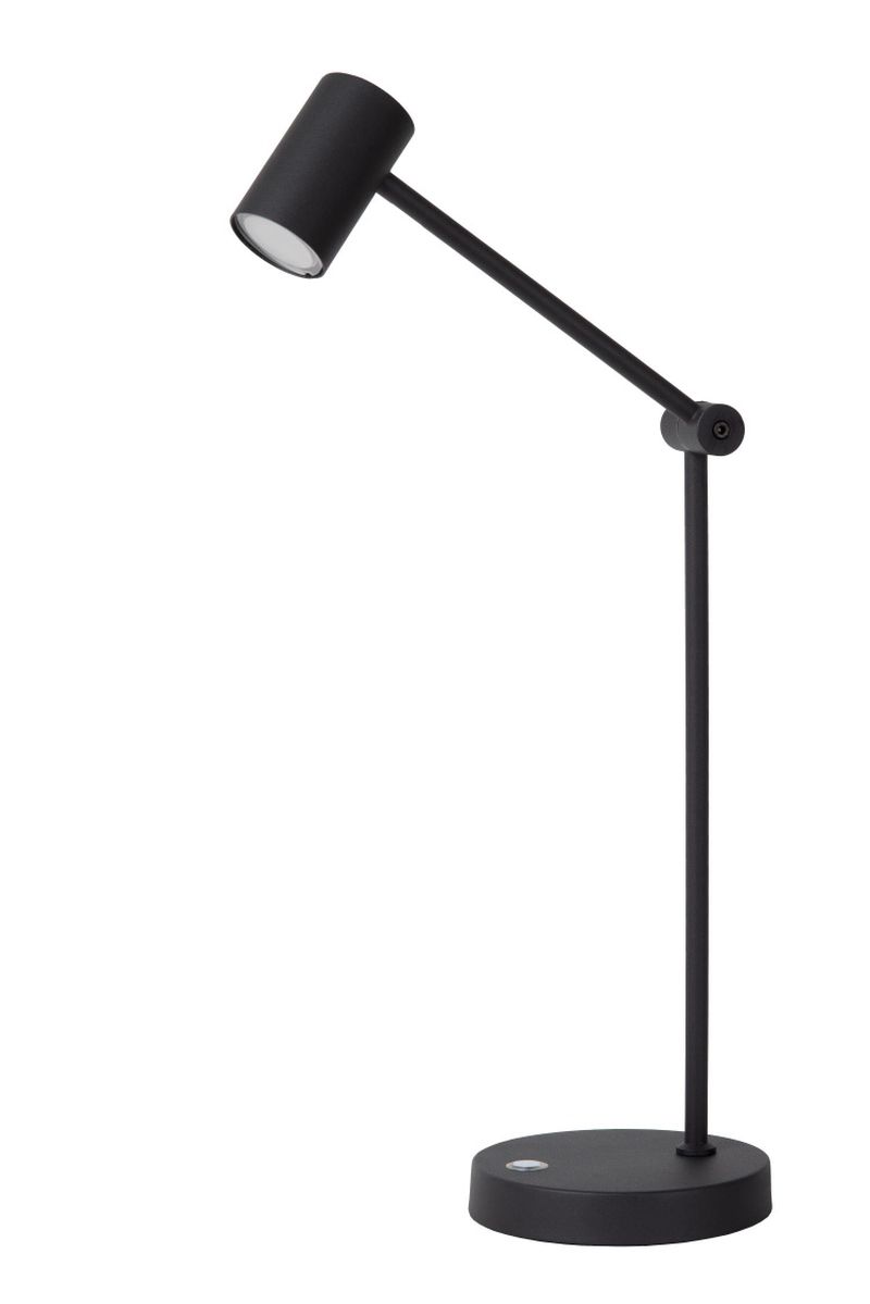 Lucide TIPIK - Nabíjacia stojanová lampa na čítanie - Batéria - LED Dim. - 1x3W 2700K - 3 StepDim - Čierny